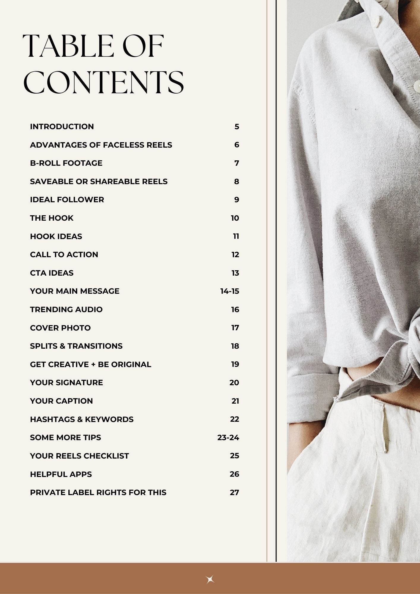 Faceless Reel Guide PLR MRR Canva editable