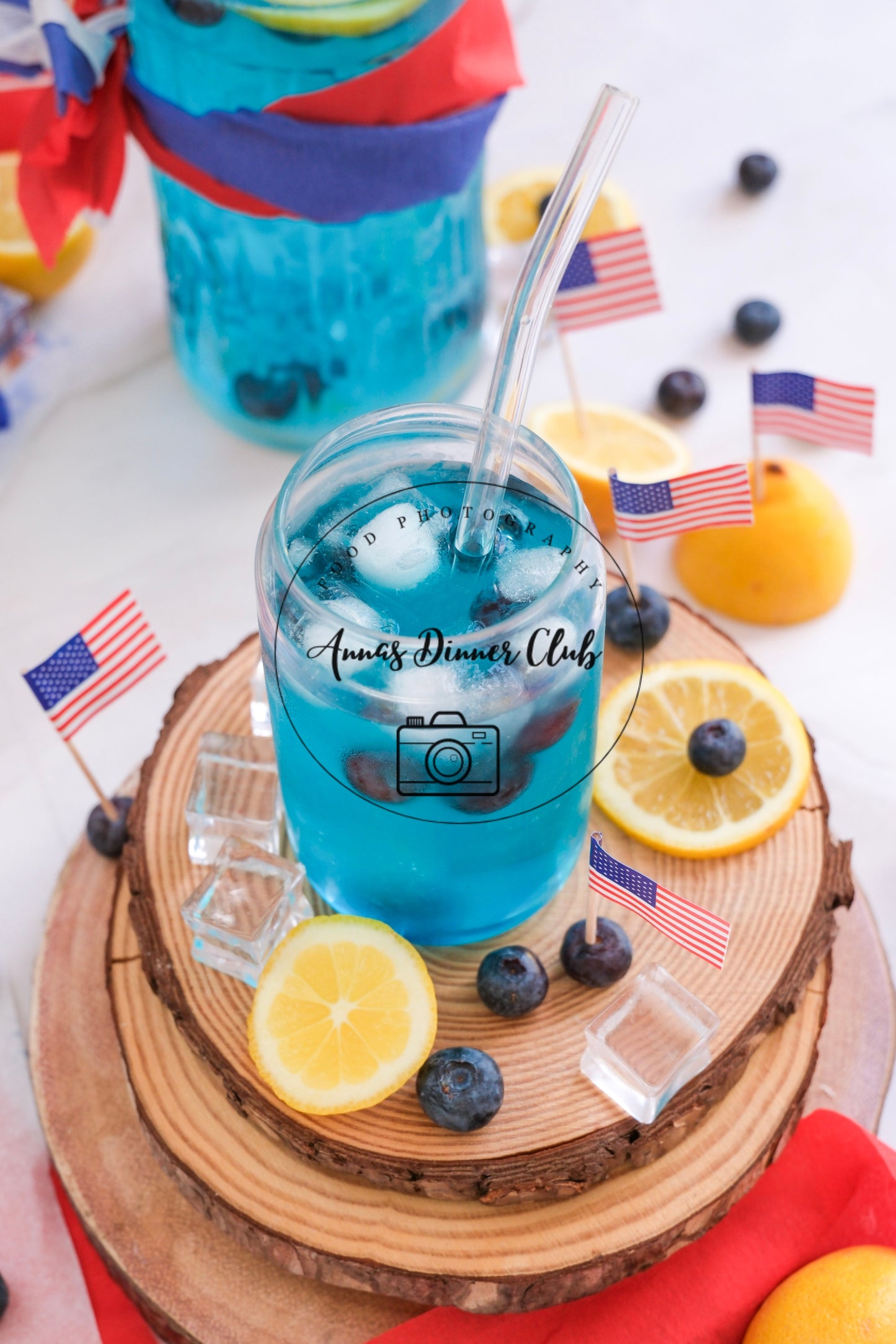 Fourth of July Blue Curacao Mocktail - PLR SET