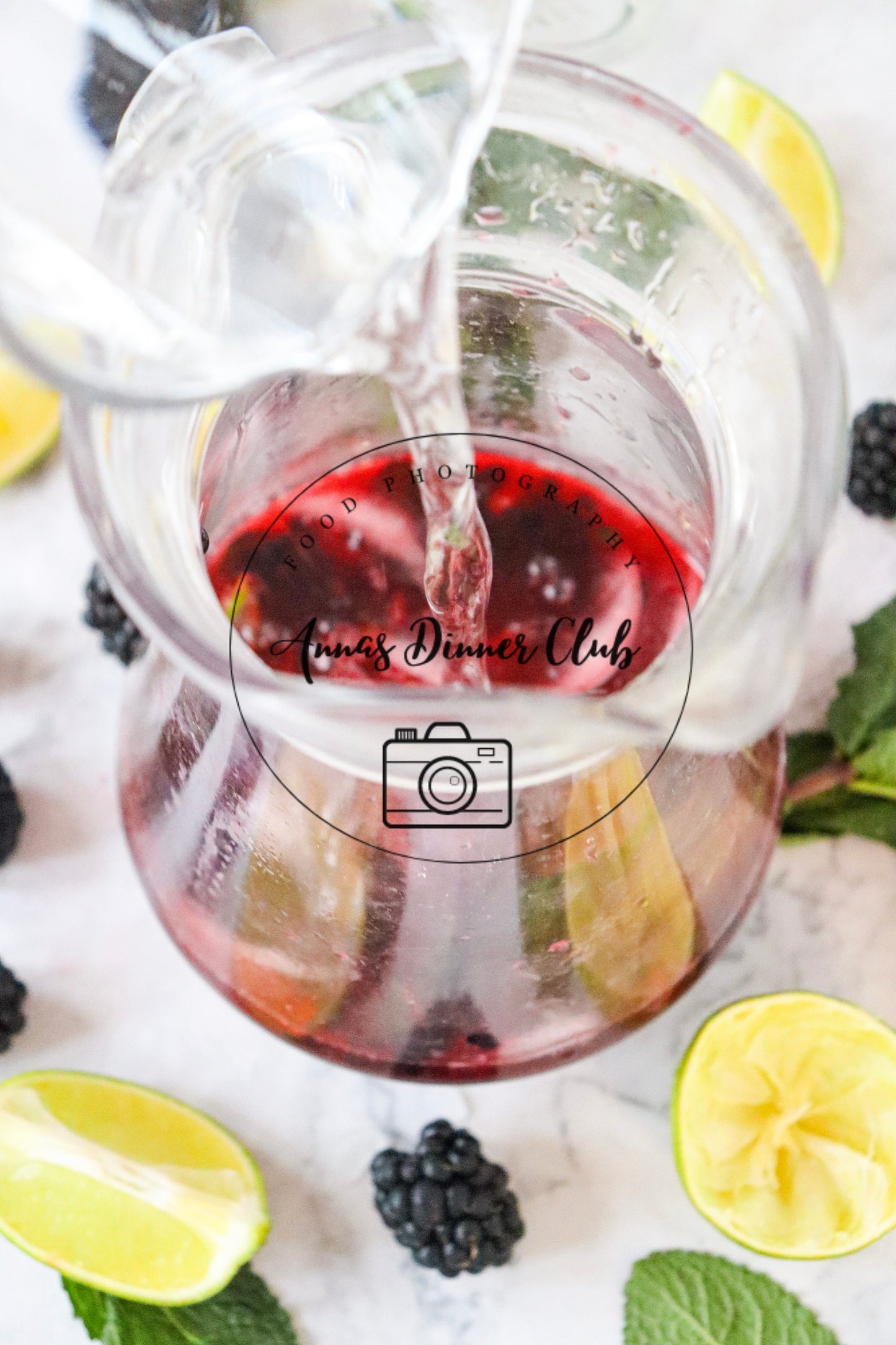 Blackberry Mojito Mocktail PLR set