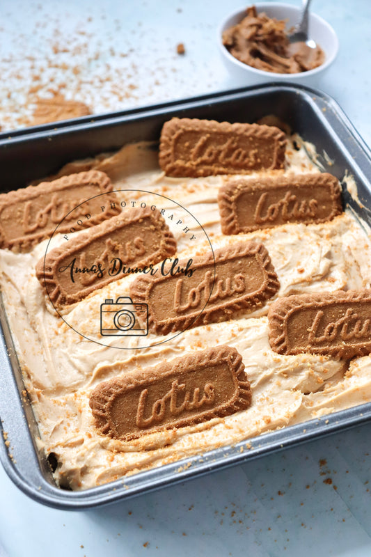 No bake Biscoff cheesecake - PLR set