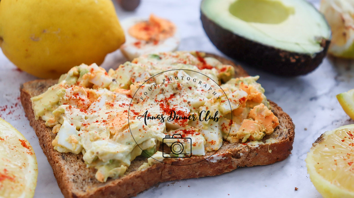 Avocado Salad Toast PLR set