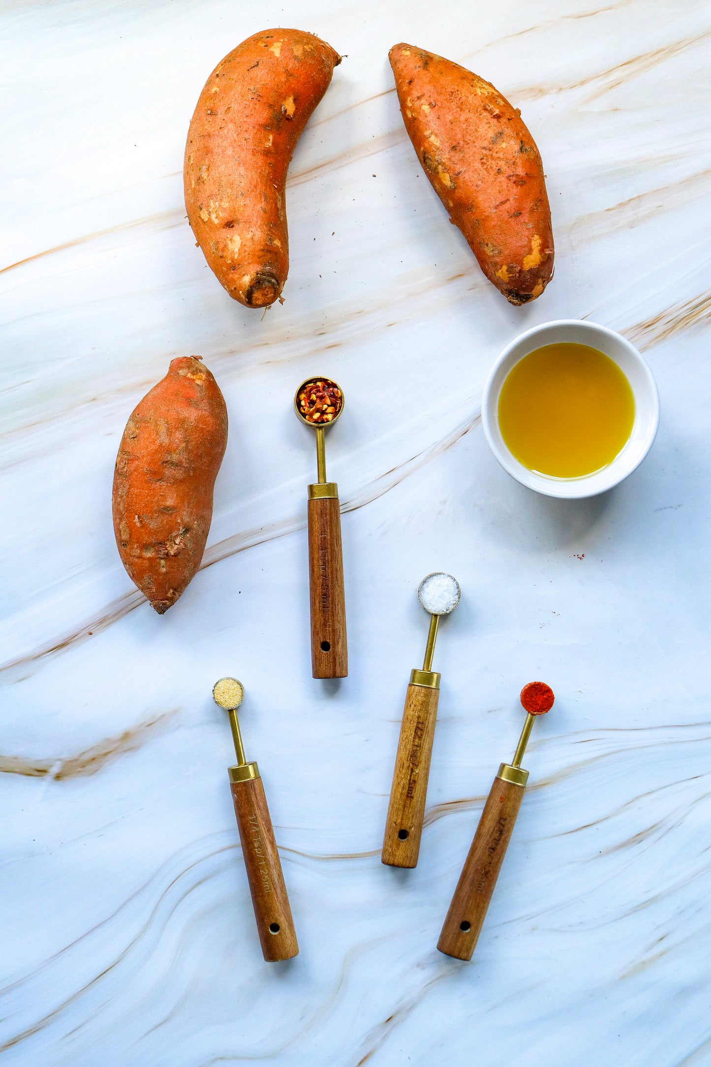 Sweet potato chili fries semi exclusive set 2