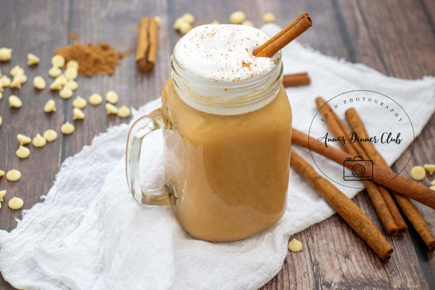 White chocolate pumpkin drink PLR set