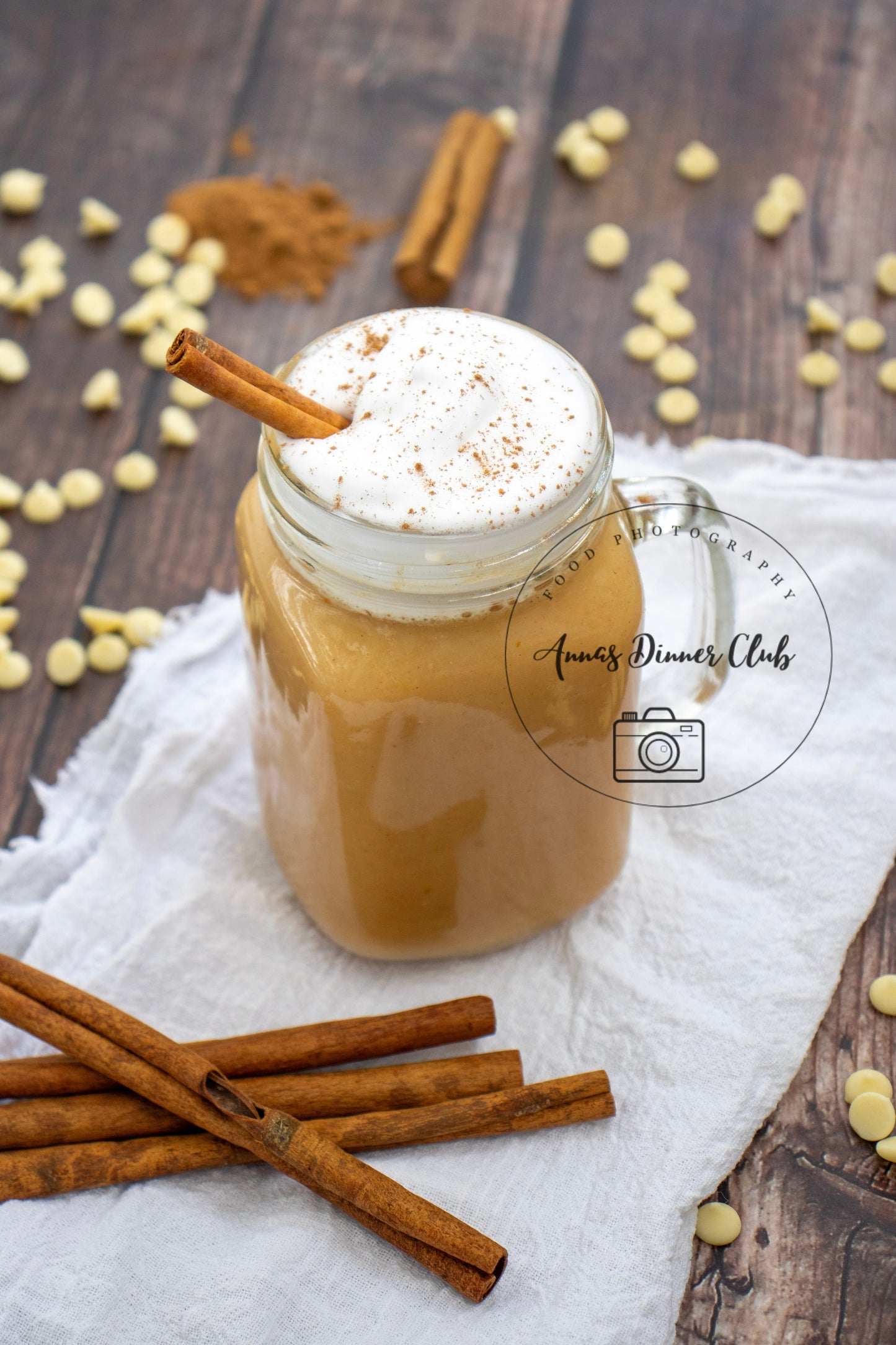 White chocolate pumpkin drink PLR set