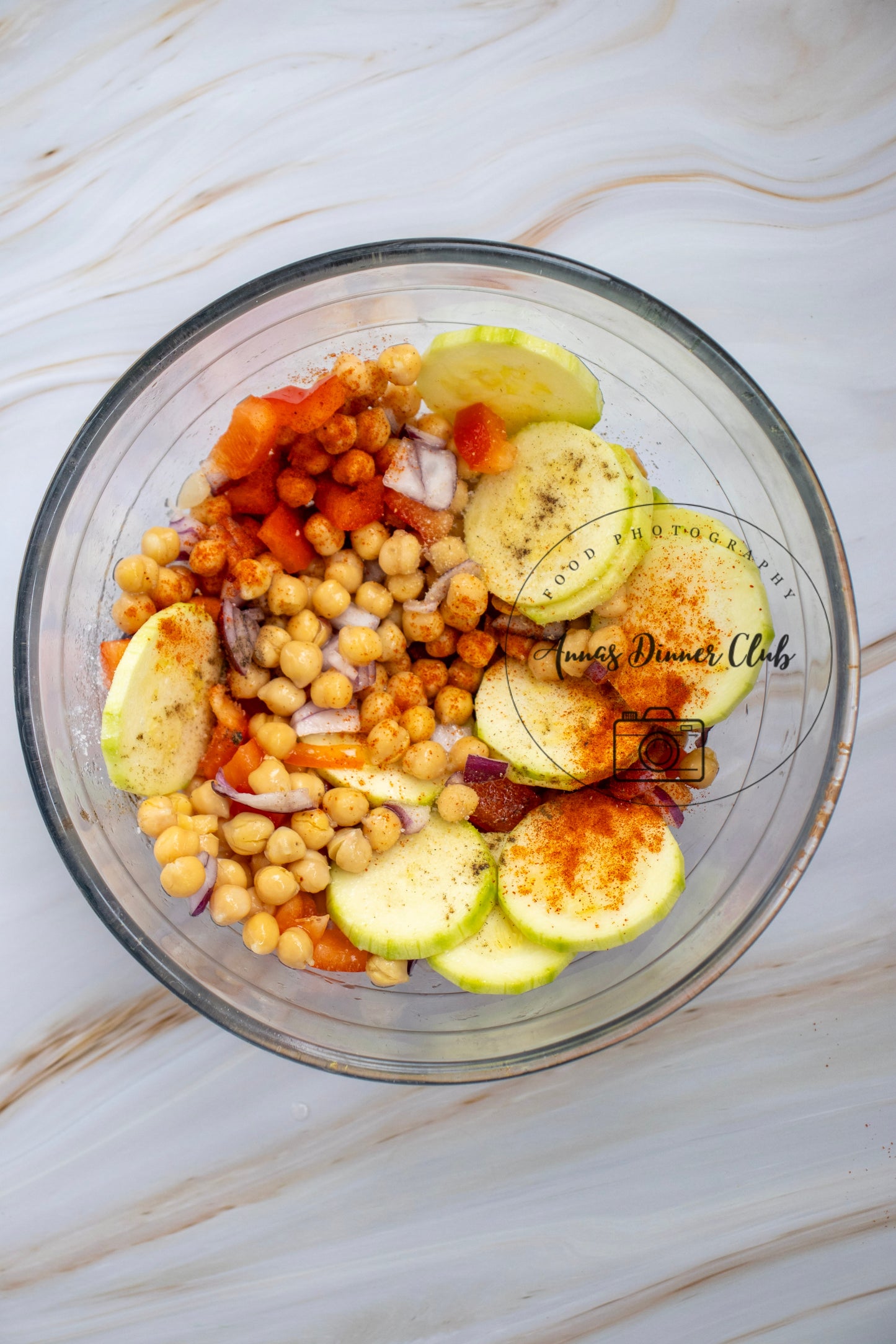 Sheet Pan Chickpeas with vegetables exclusive set