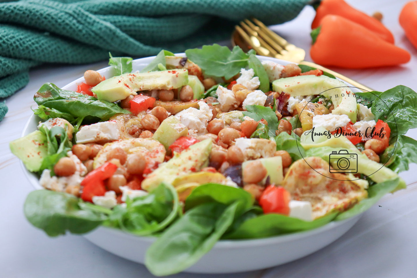 Sheet Pan Chickpeas with vegetables exclusive set