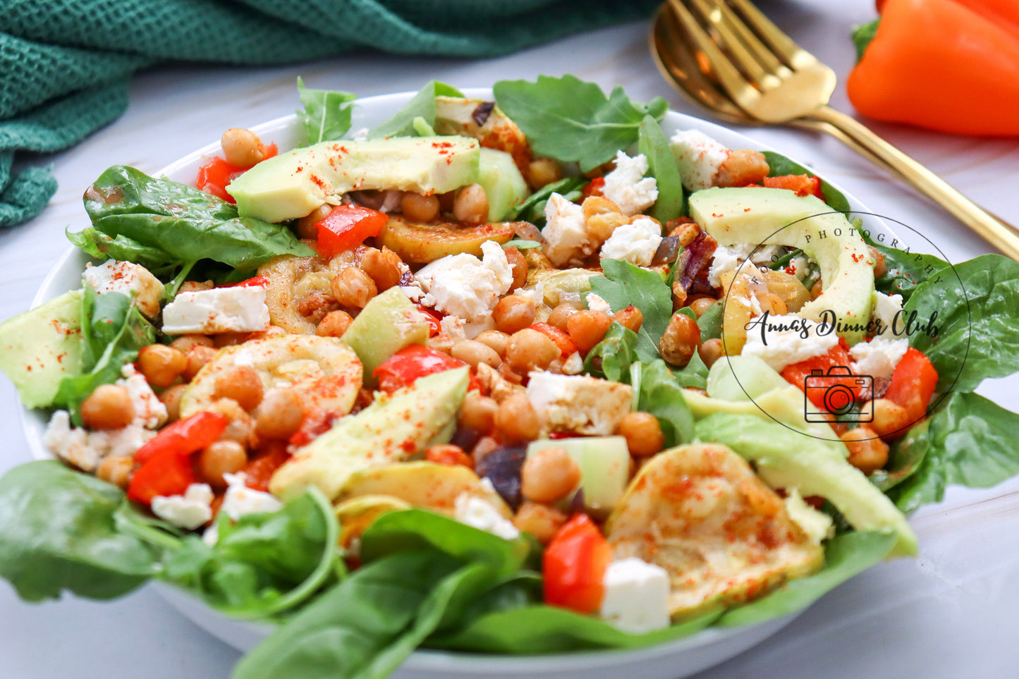Sheet Pan Chickpeas with vegetables exclusive set