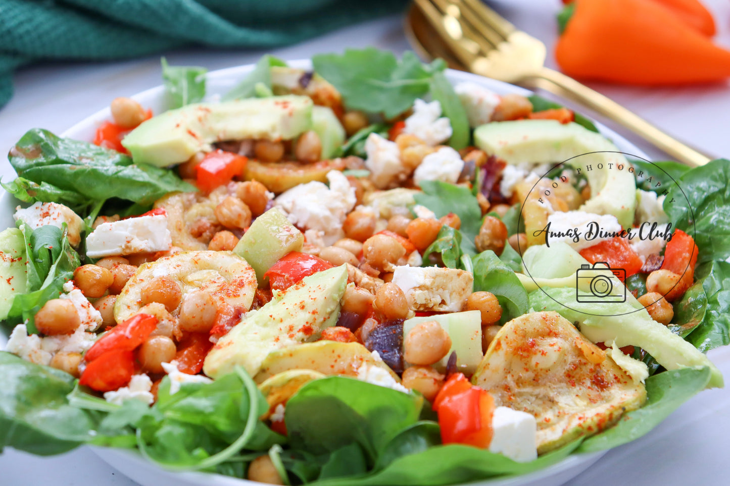 Sheet Pan Chickpeas with vegetables exclusive set