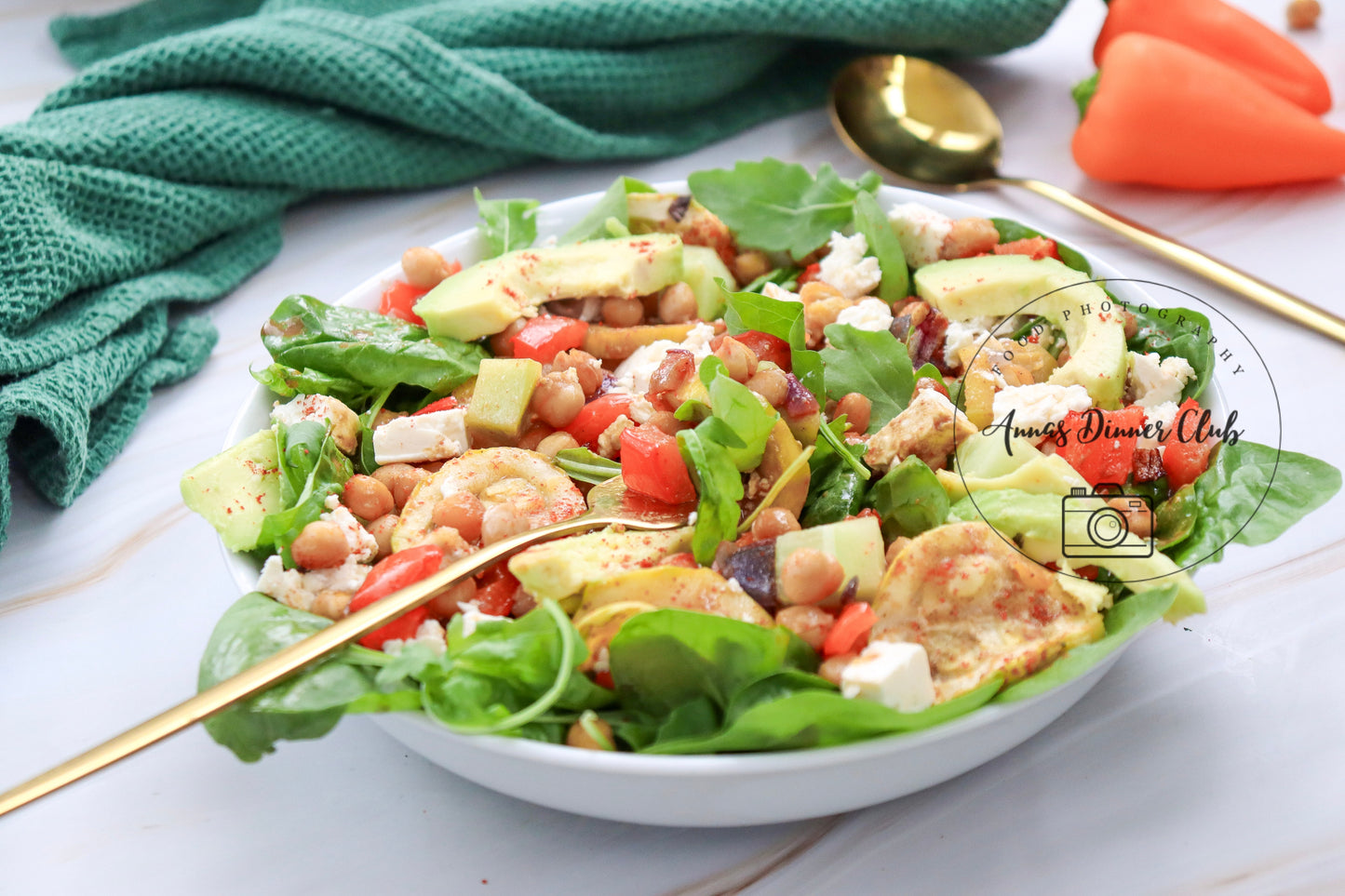 Sheet Pan Chickpeas with vegetables exclusive set