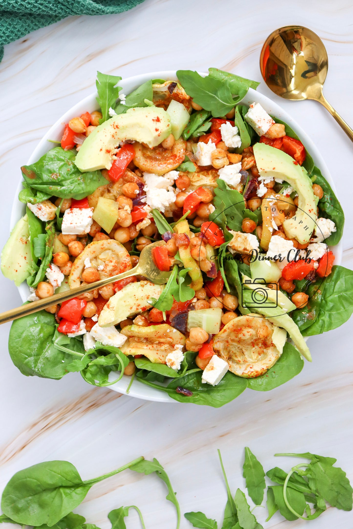 Sheet Pan Chickpeas with vegetables exclusive set