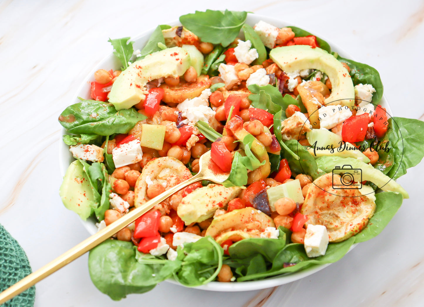 Sheet Pan Chickpeas with vegetables exclusive set