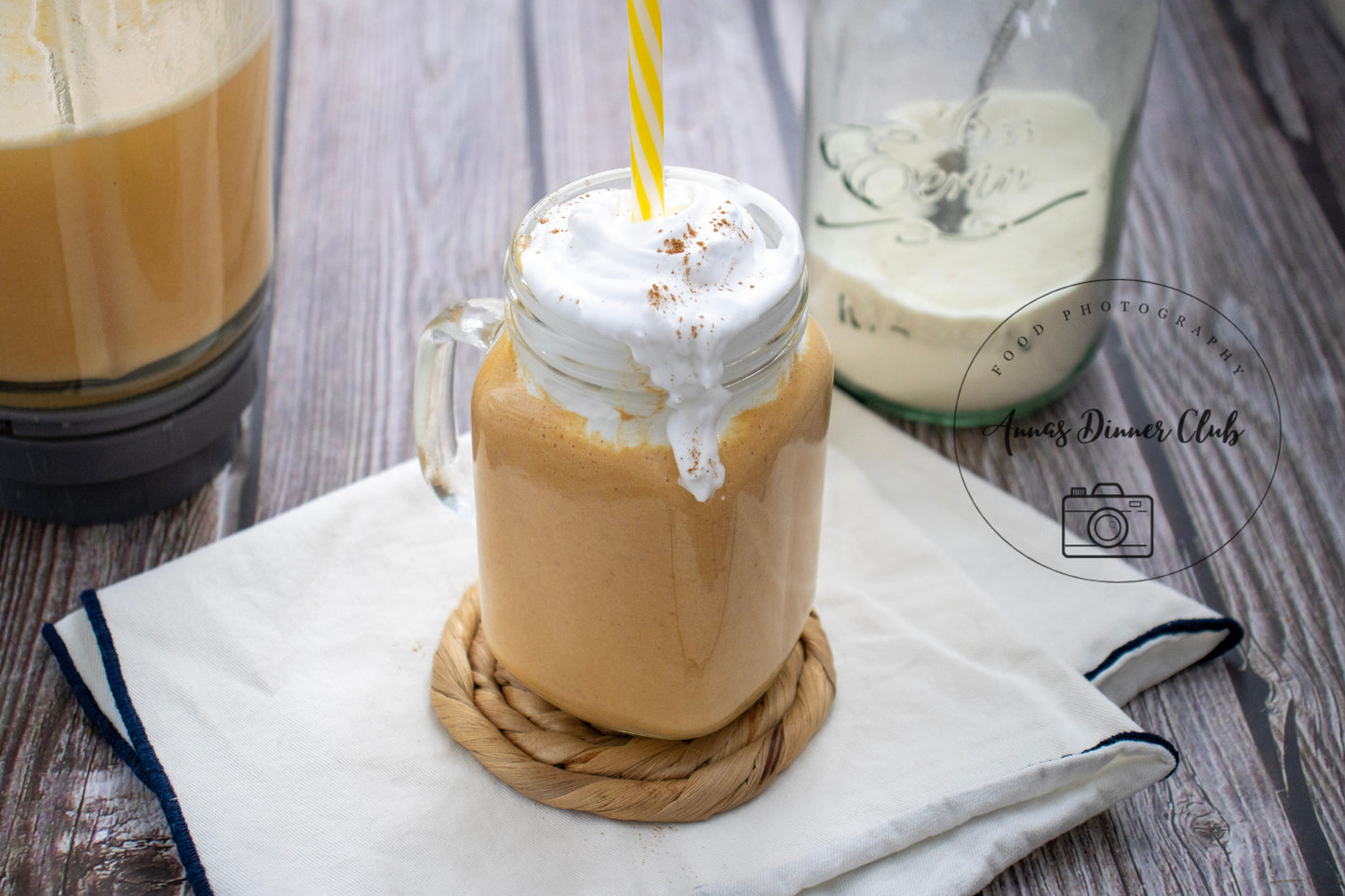 Protein powder pumpkin drink PLR set