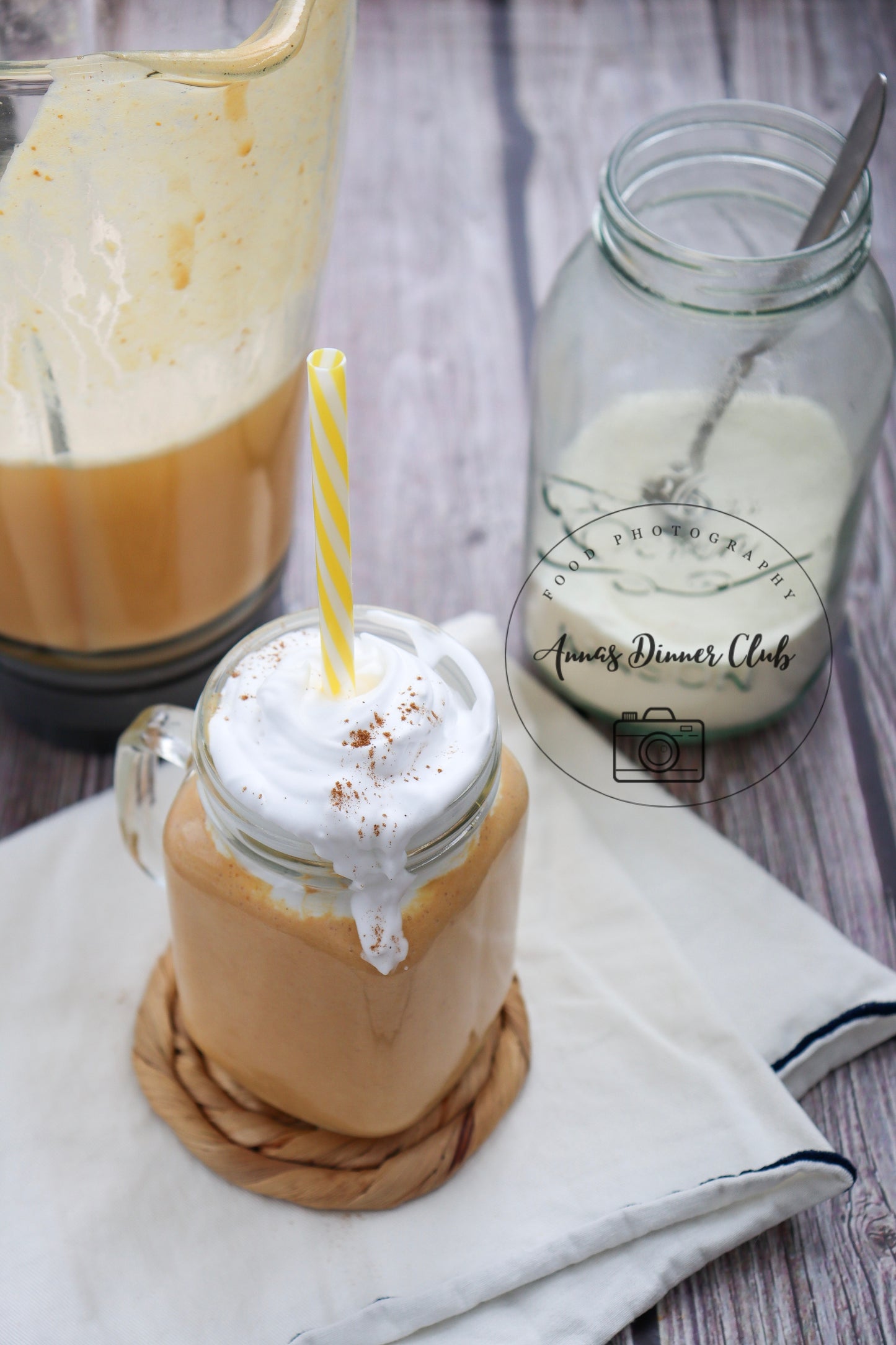 Protein powder pumpkin drink PLR set