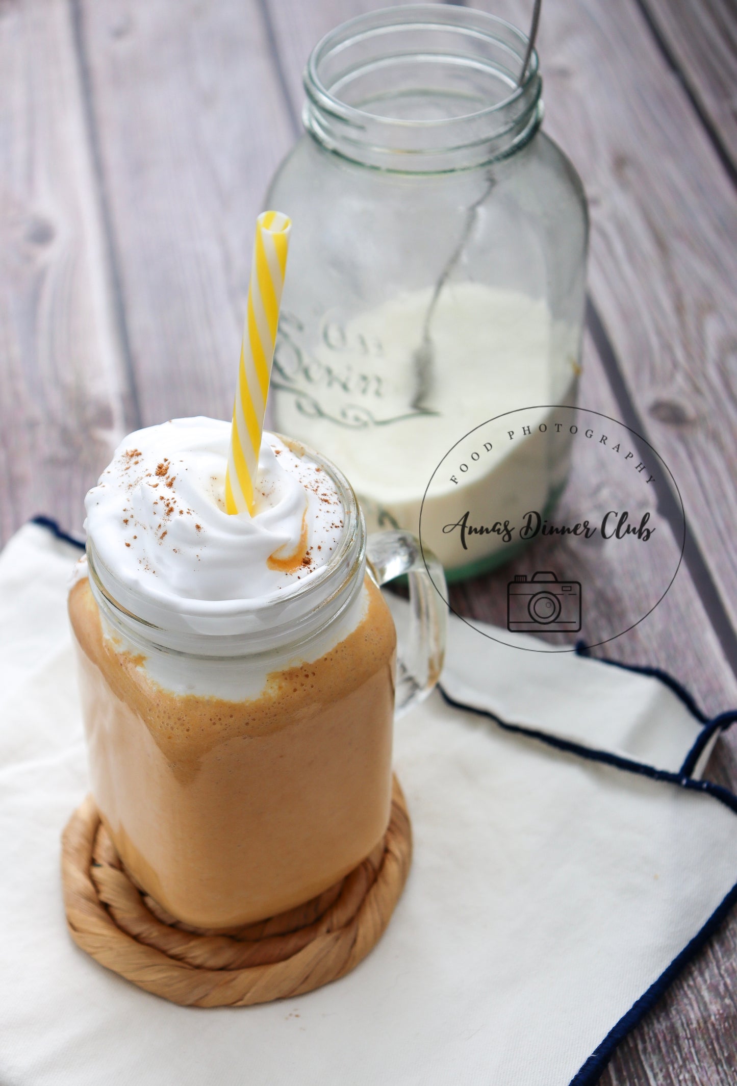 Protein powder pumpkin drink PLR set