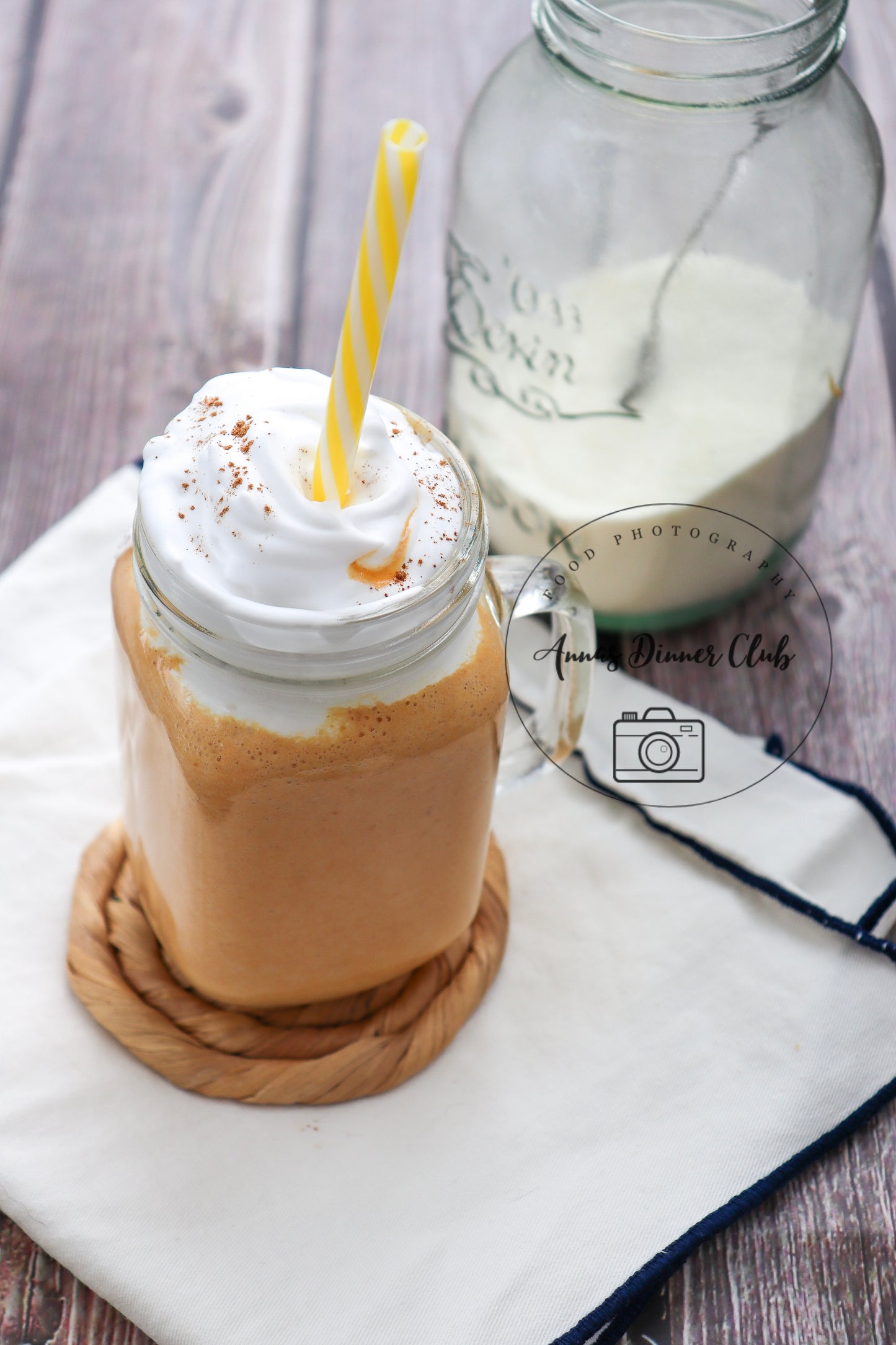 Protein powder pumpkin drink PLR set