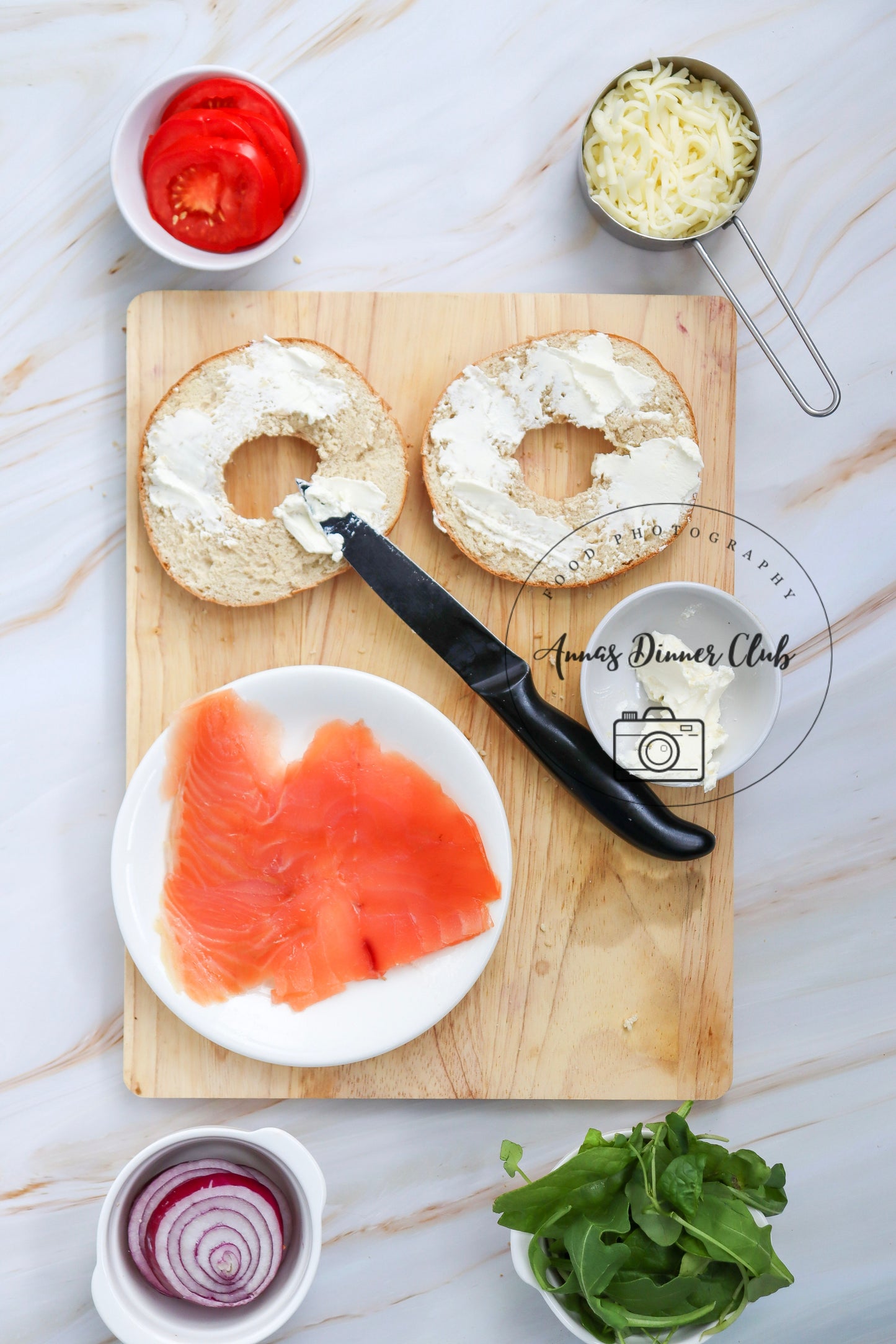 Smoked Salmon Bagel PLR limited set