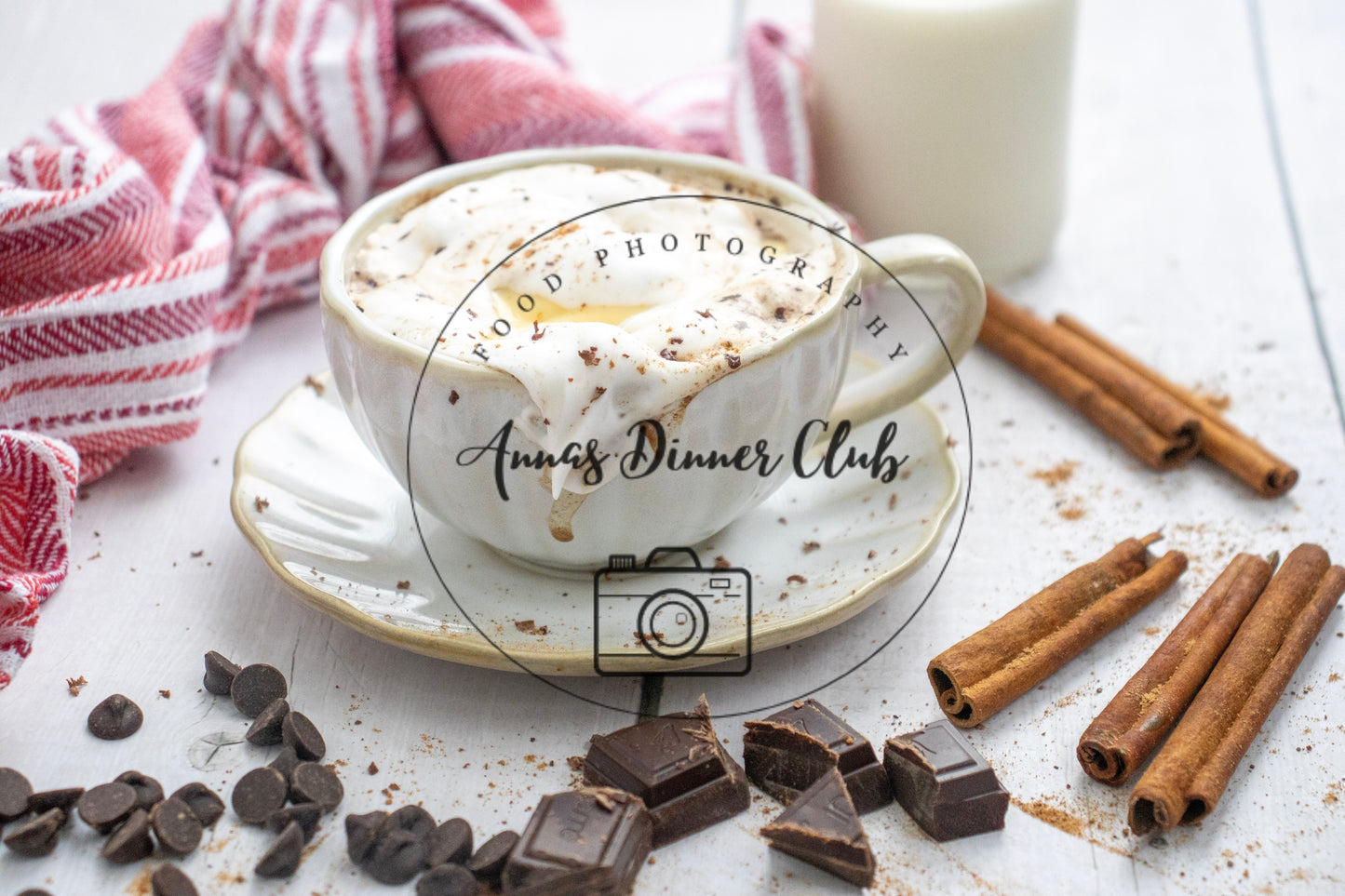 Oat Milk eggnog hot chocolate PLR set