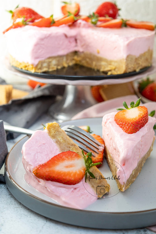 Strawberry no bake cheesecake PLR set