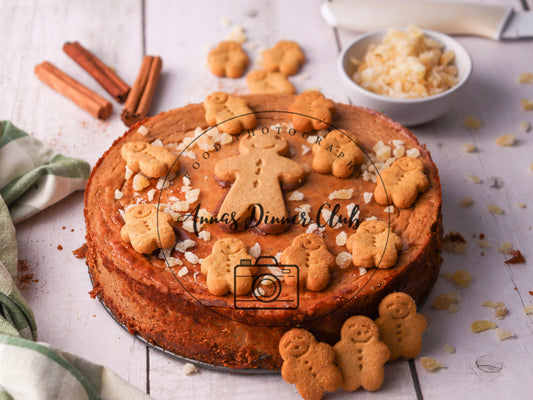 Gingerbread peanut butter cheesecake - PLR set