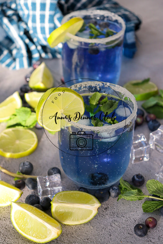 Blueberry Mojito Mocktail PLR set