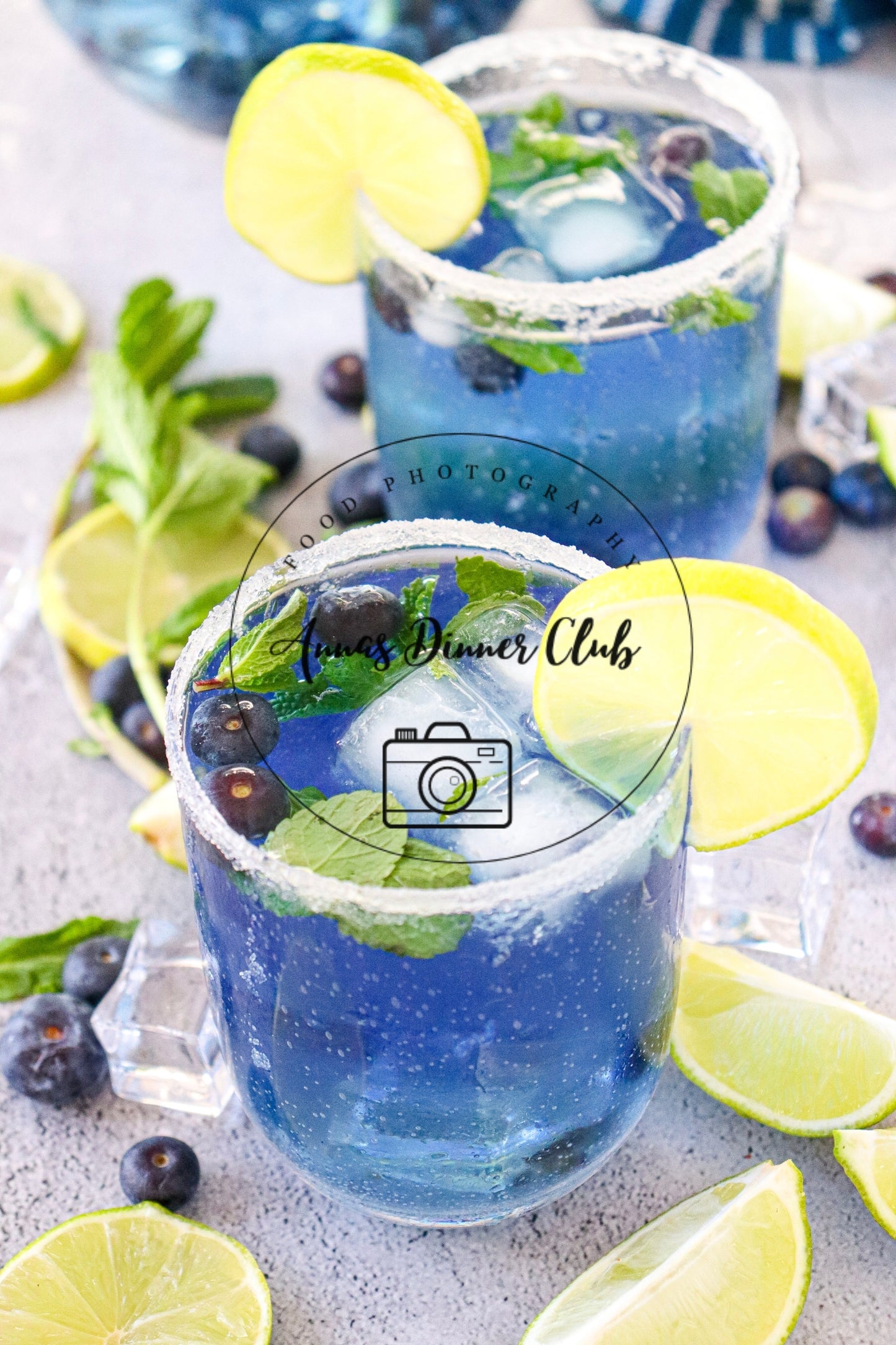 Blueberry Mojito Mocktail PLR set