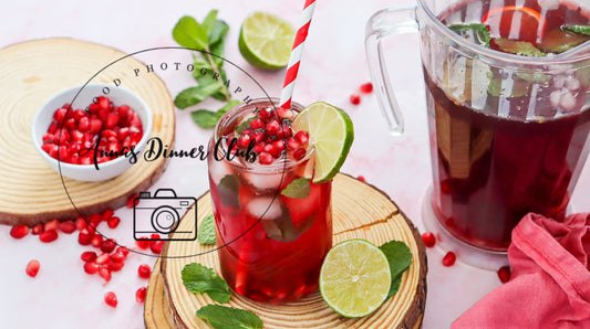 Virgin Pomegranate Fizz Mocktail PLR limited set