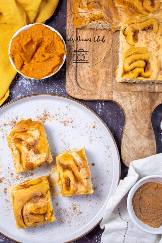 Pumpkin Cinnamon Rolls PLR set