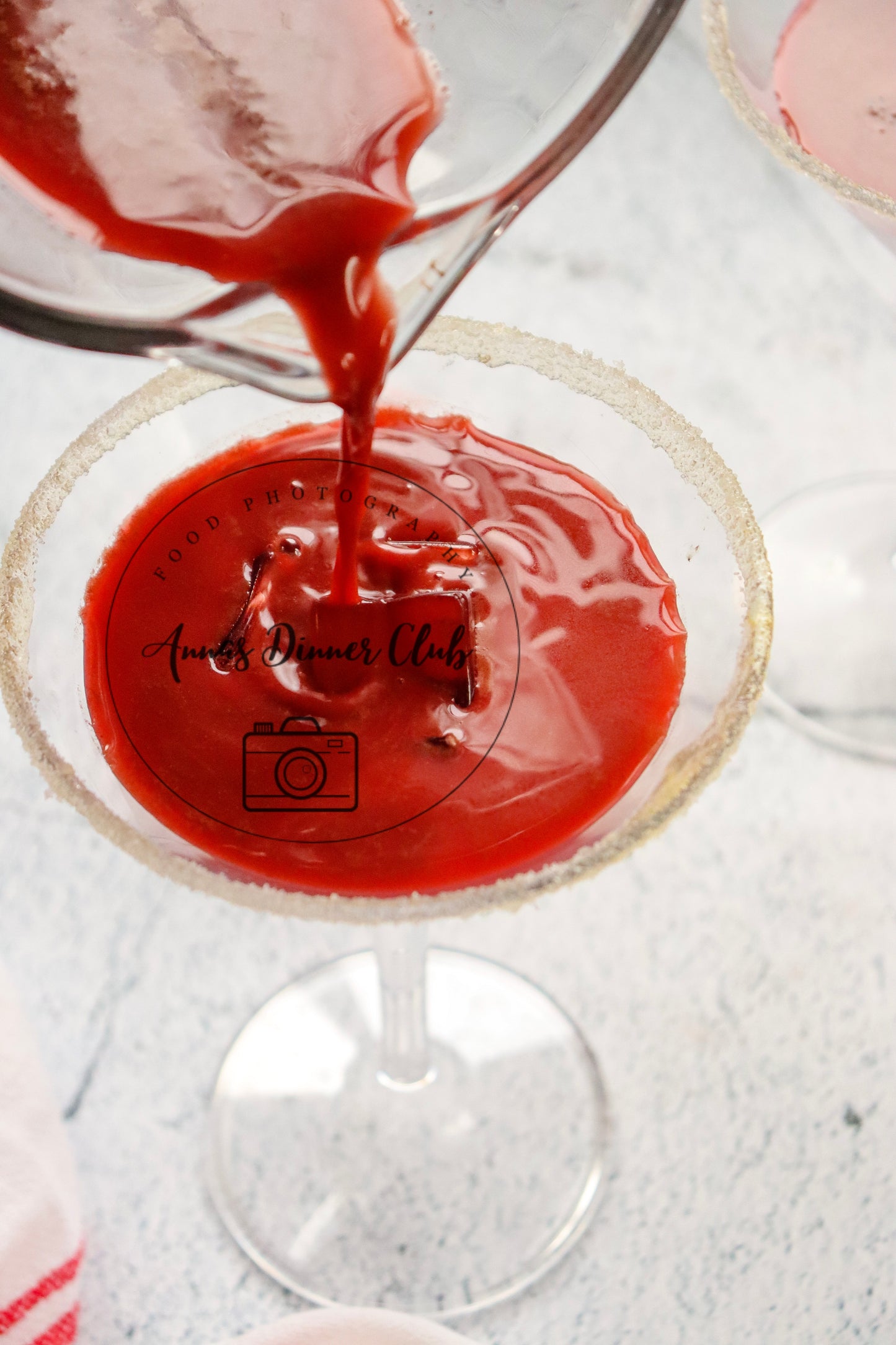 Valentine Red Velvet Martini Mocktail- PLR set