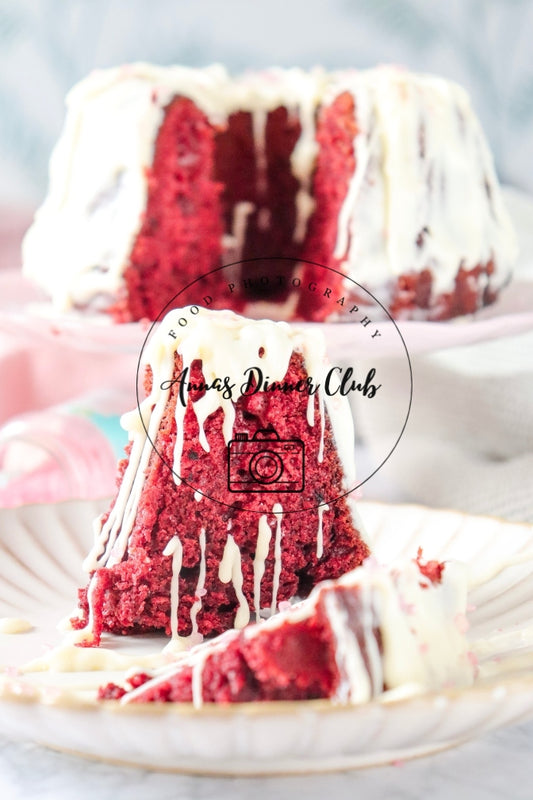Red Velvet Love Bundt Cake PLR set