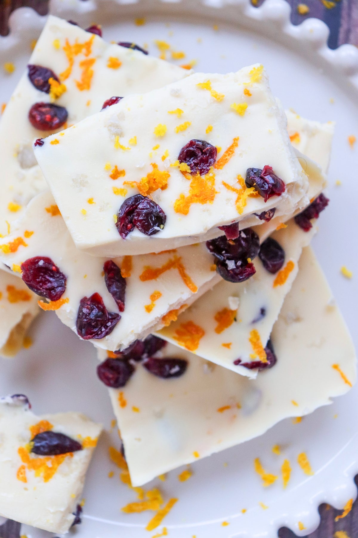 White chocolate cranberry bark  - semi exclusive set 3