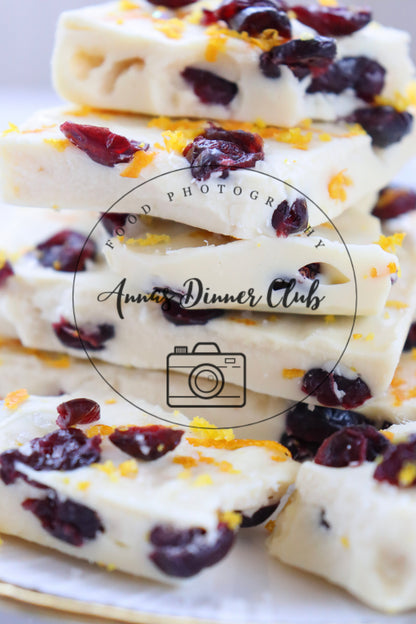 White chocolate cranberry bark  - semi exclusive set 1