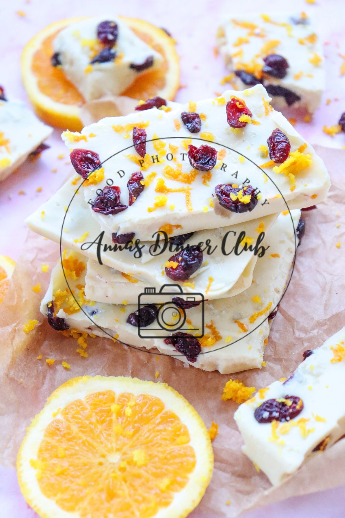 White chocolate cranberry bark  - semi exclusive set 2
