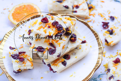 White chocolate cranberry bark  - semi exclusive set 1