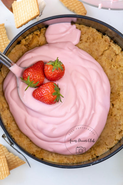 Strawberry no bake cheesecake PLR set