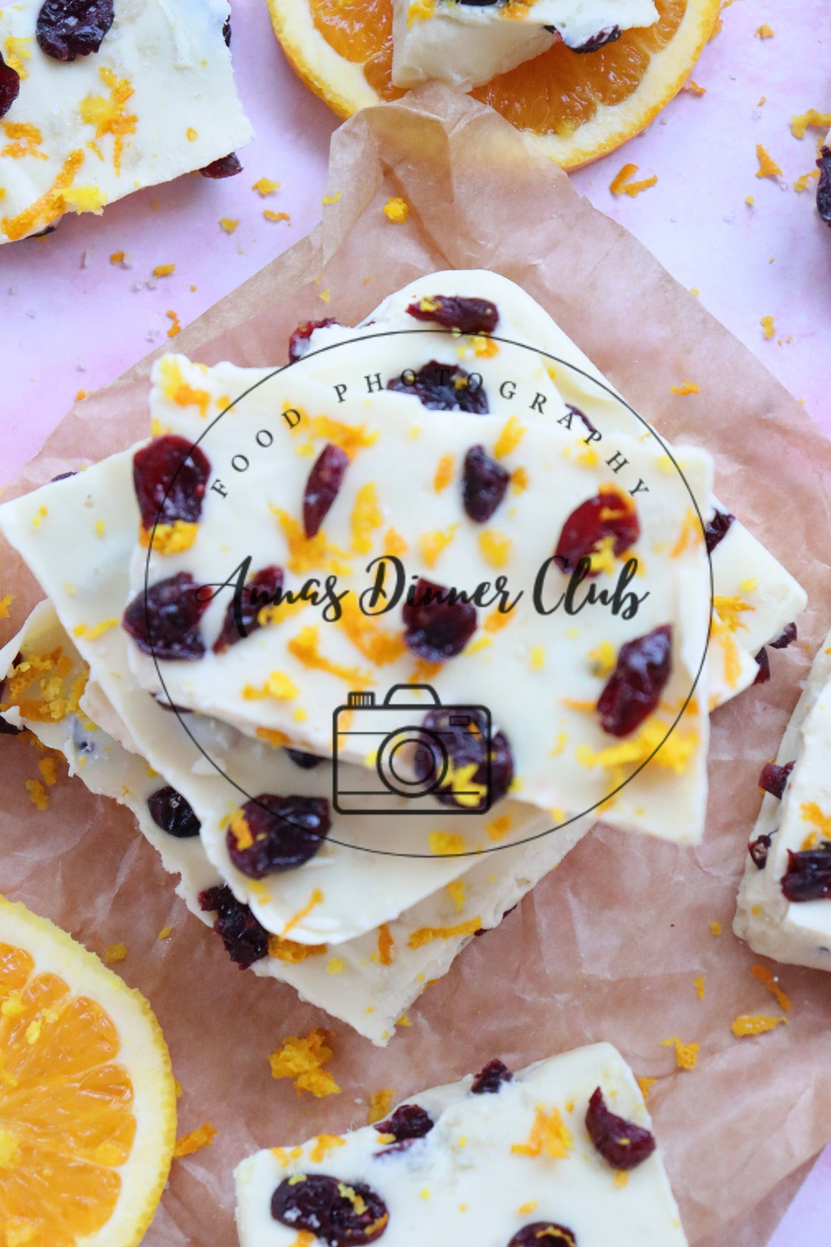 White chocolate cranberry bark  - semi exclusive set 2