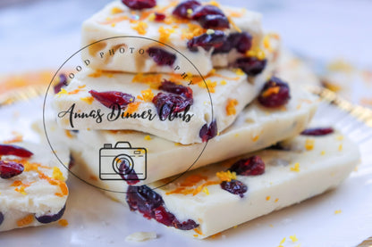 White chocolate cranberry bark  - semi exclusive set 1