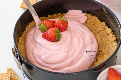 Strawberry no bake cheesecake PLR set