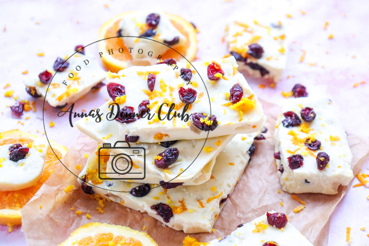 White chocolate cranberry bark  - semi exclusive set 2