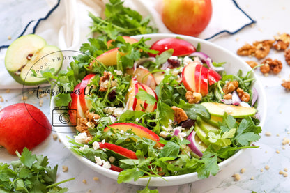 Winter-Style Apple Walnut Salad with White Balsamic Vinaigrette- exclusive set