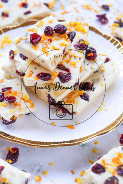 White chocolate cranberry bark  - semi exclusive set 1