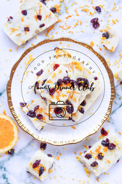 White chocolate cranberry bark  - semi exclusive set 1