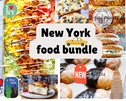 New York food bundle   -limited to 20 buyers PLR set ( 8  recipes)