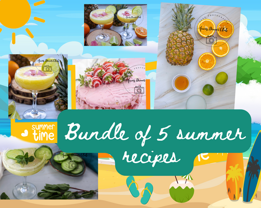 Bundle of 5 Summer recipes - PLR set Limited to 25 buyers