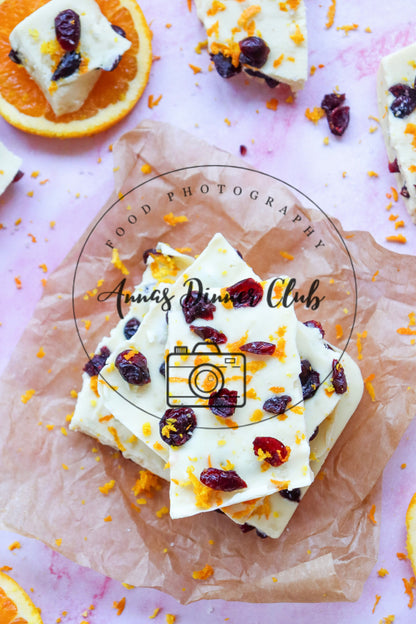 White chocolate cranberry bark  - semi exclusive set 2