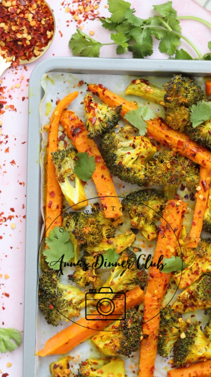 Roasted broccoli and carrots semi exclusive - set 2