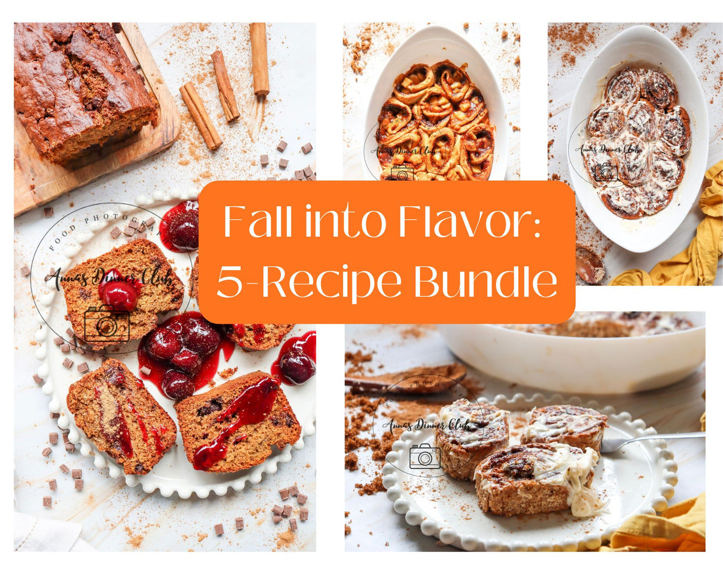 Fall into favour 5 recipe bundle  -limited to 20 buyers PLR set