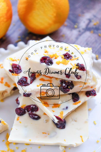 White chocolate cranberry bark  - semi exclusive set 3