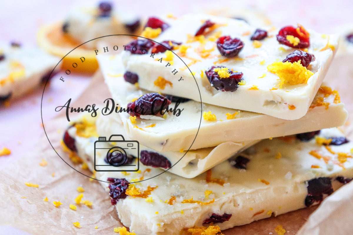 White chocolate cranberry bark  - semi exclusive set 2