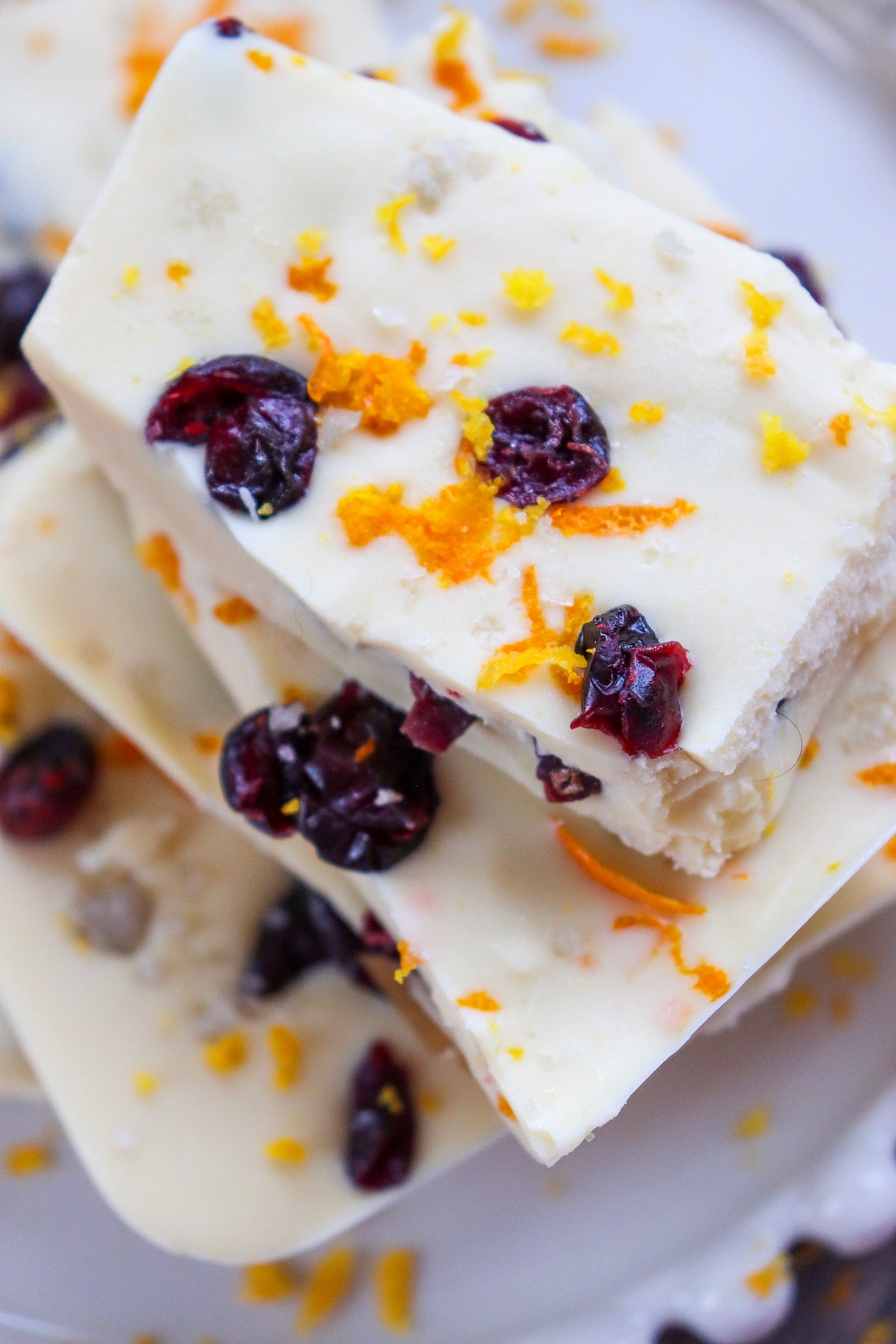 White chocolate cranberry bark  - semi exclusive set 3