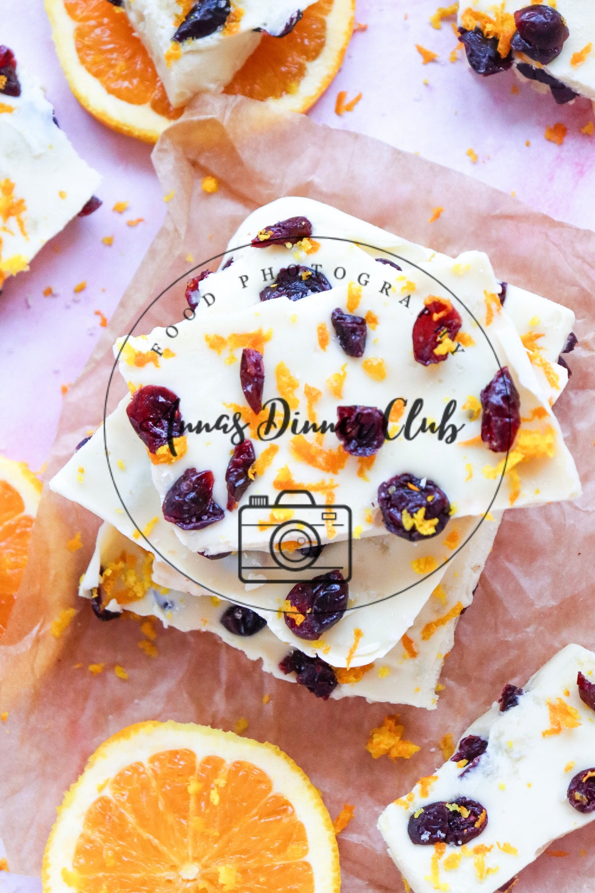 White chocolate cranberry bark  - semi exclusive set 2